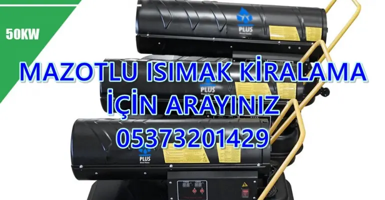 ISITICI ISIMAK KİRALAMA Diyarbakır-Sakarya-Denizli-Çankırı